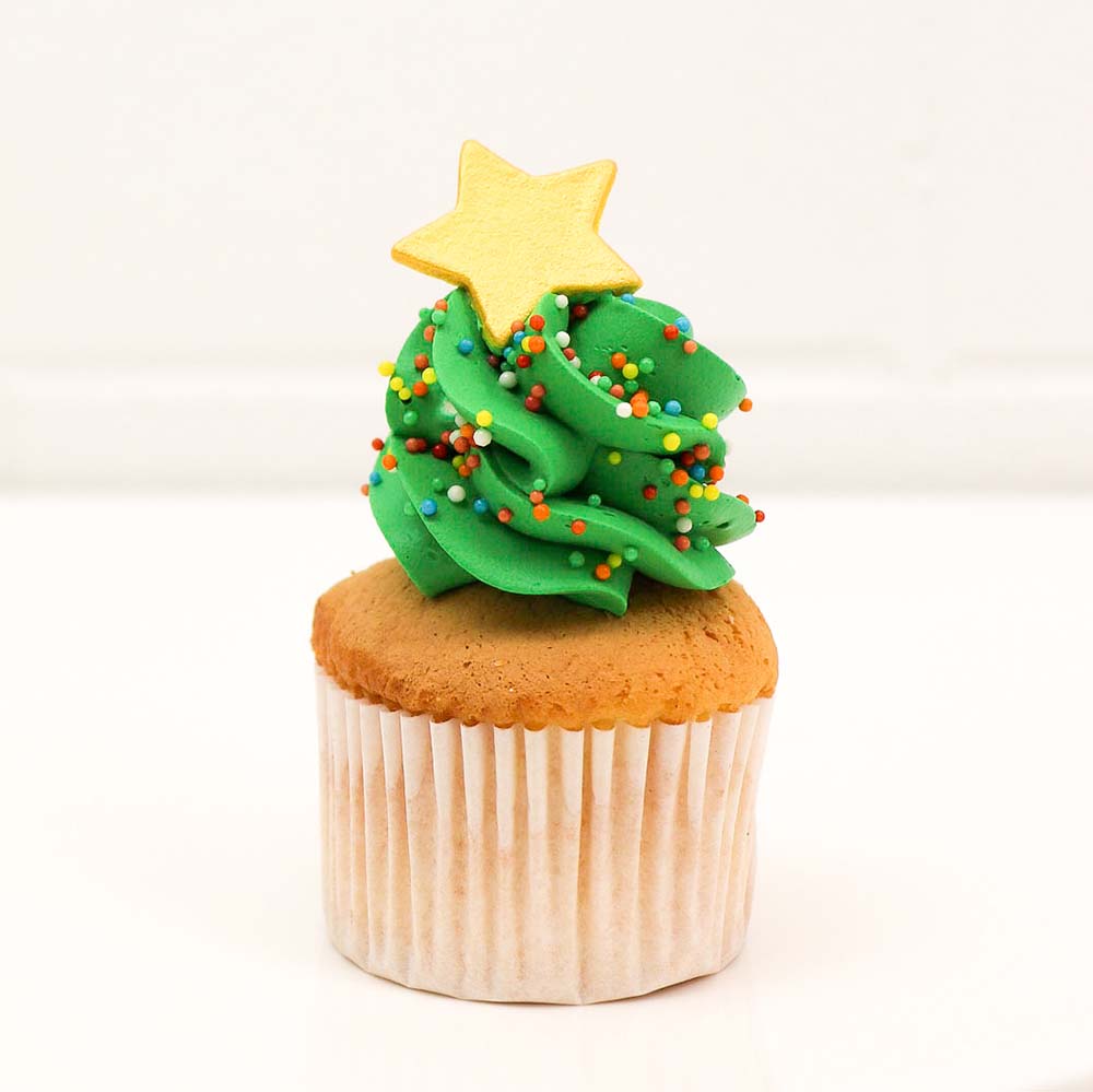 Pearl Gold Star Dec On | 3cm | 9pk