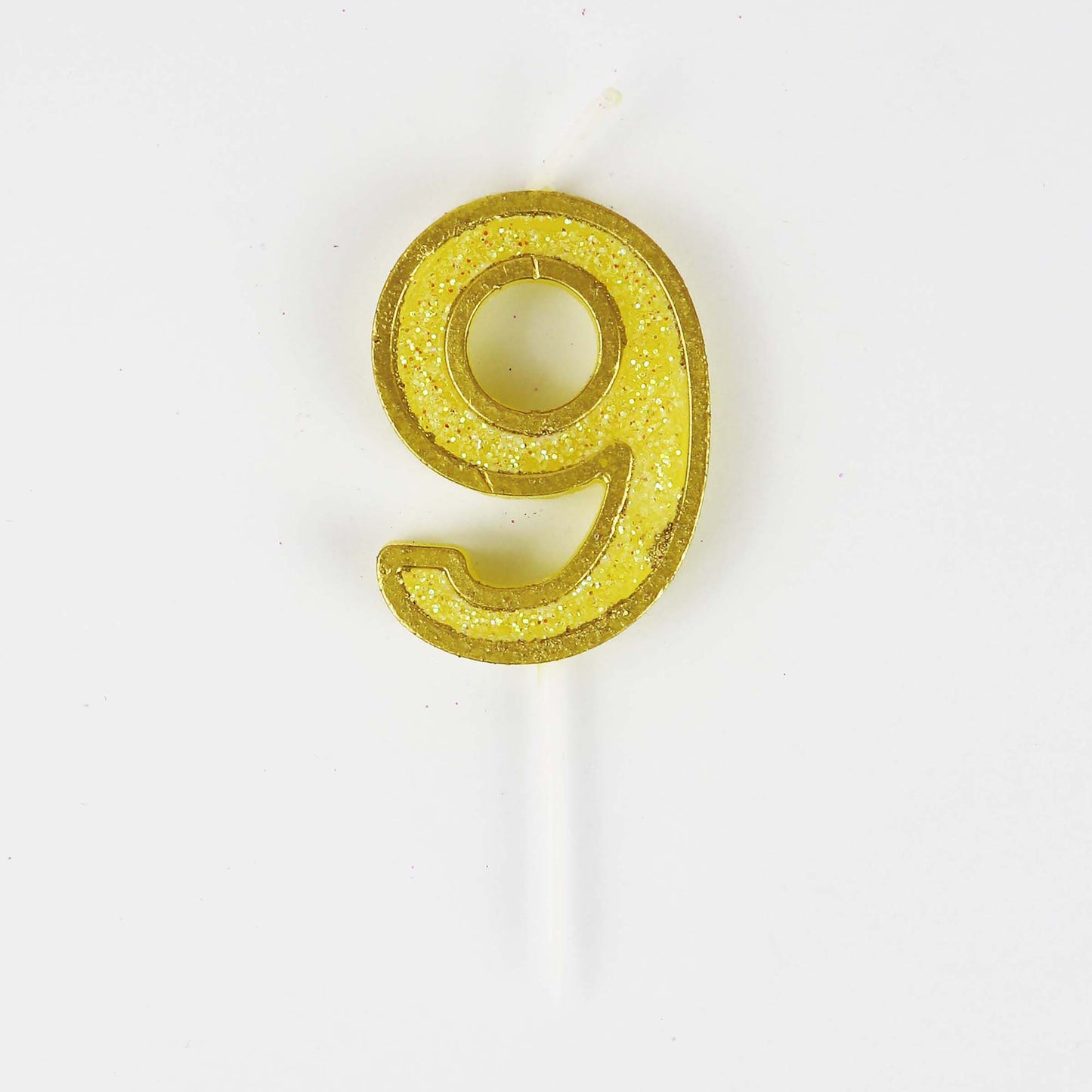Mini Modern Number 9 Candle