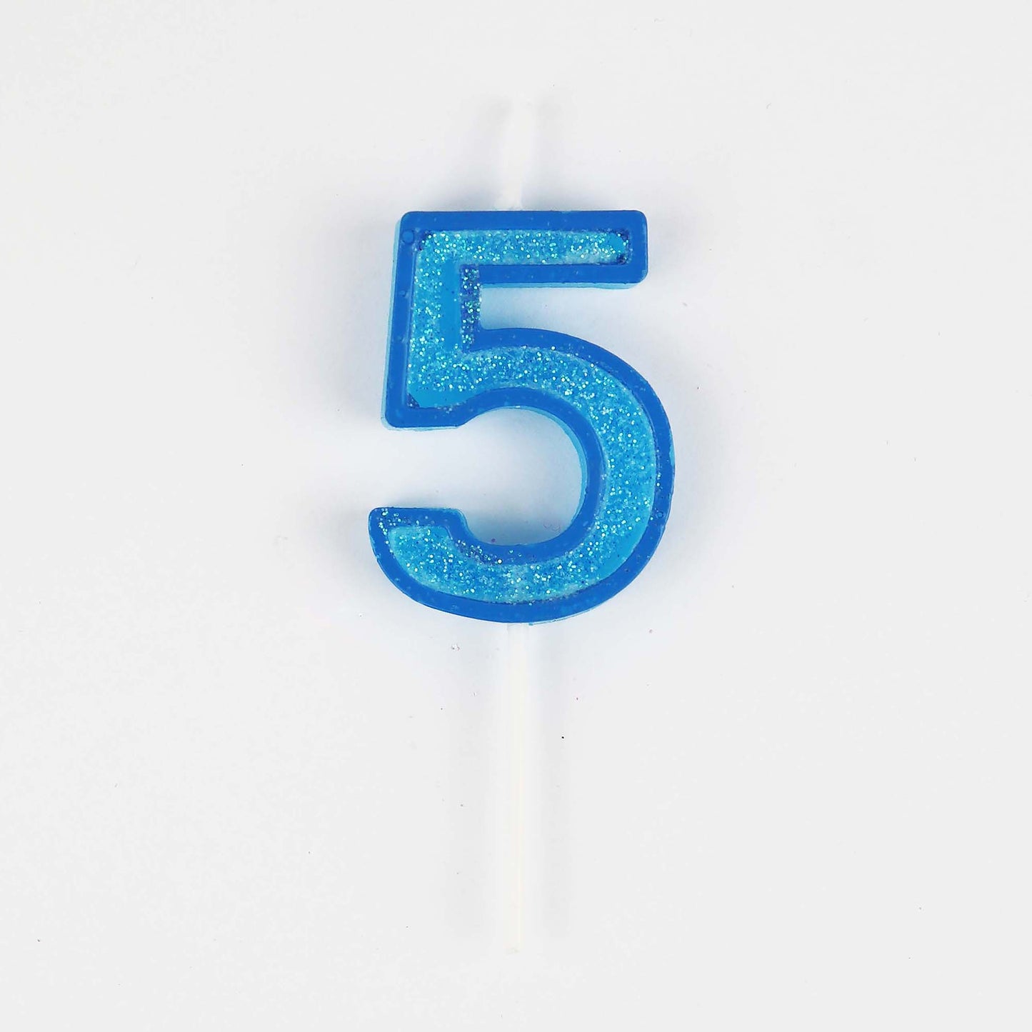 Mini Modern Number 5 Candle