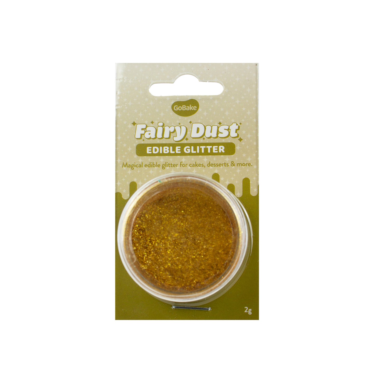 Edible Glitter Dust Gold | 2G