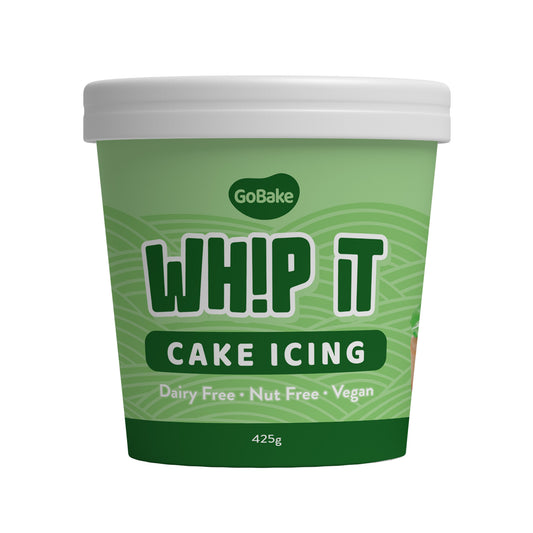 Whip It Vanilla Bright Green Cake Icing | 425G