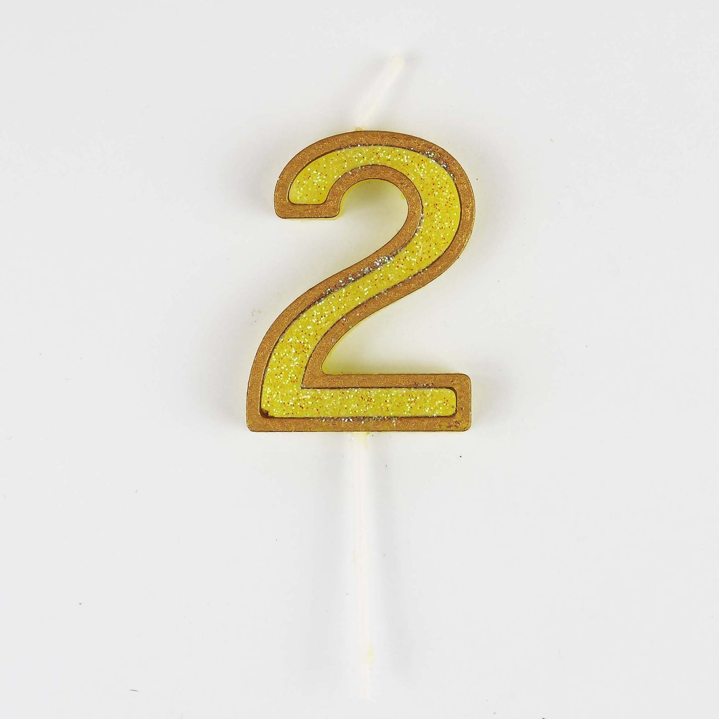 Mini Modern Number 2 Candle
