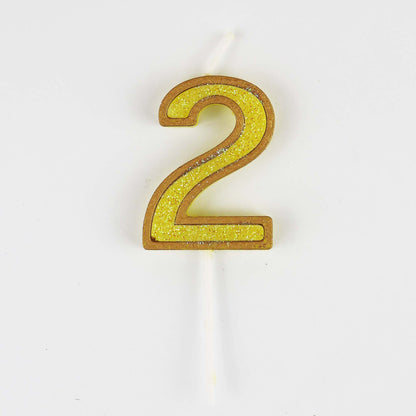 Mini Modern Number 2 Candle