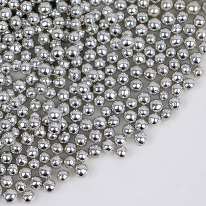 Shiny Silver Cachous Balls 4mm | 90G