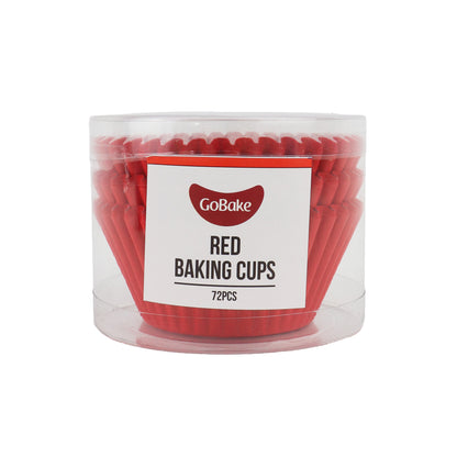 Red Baking Cups 50x35mm | 72PK