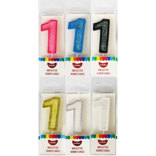 Mini Modern Number 1 Candle