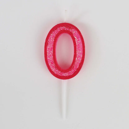 Mini Modern Number 0 Candle