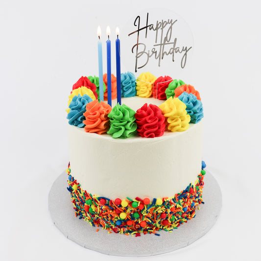 Tall Blue Ombre Candles 12cm | 12pc