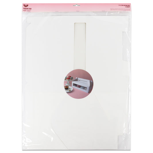White Cupcake Box Set | 12 Cavity | 1Pk