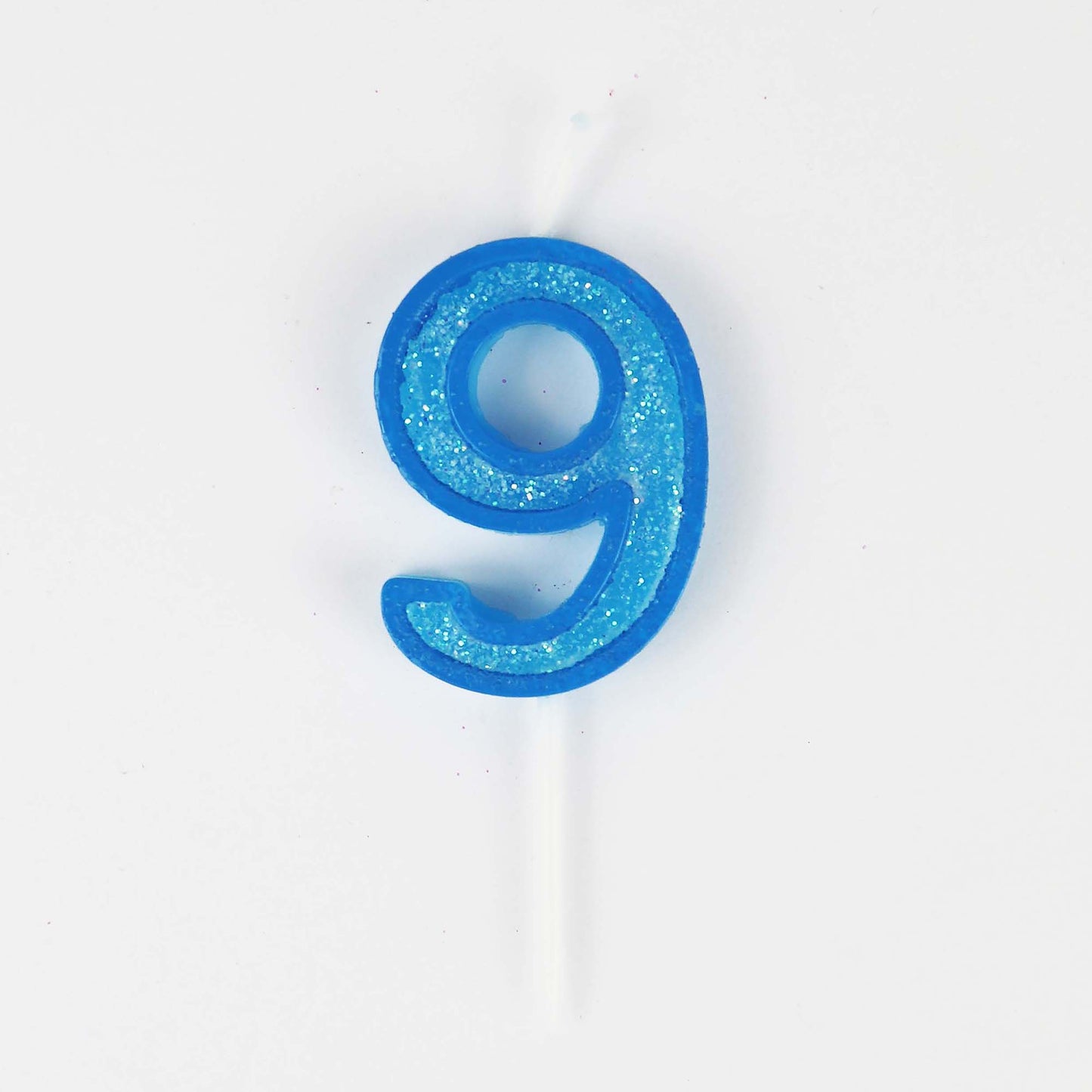 Mini Modern Number 9 Candle