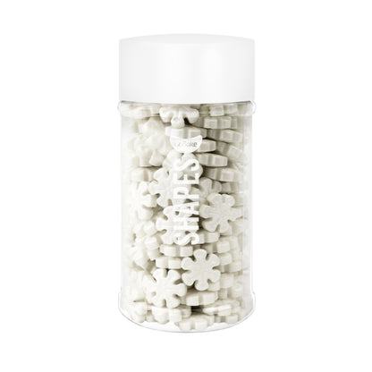 Pearl White Snowflake Candy Shapes | 70G