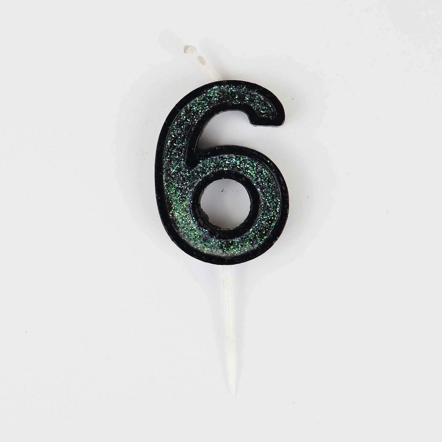 Mini Modern Number 6 Candle