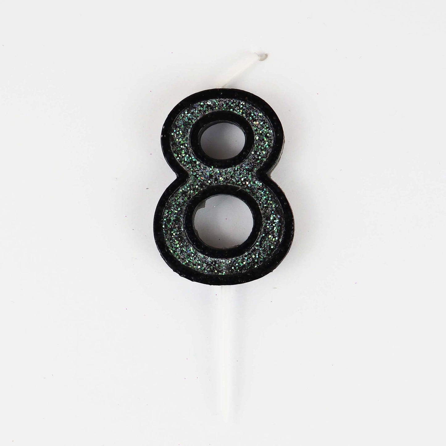 Mini Modern Number 8 Candle