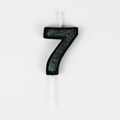 Mini Modern Number 7 Candle
