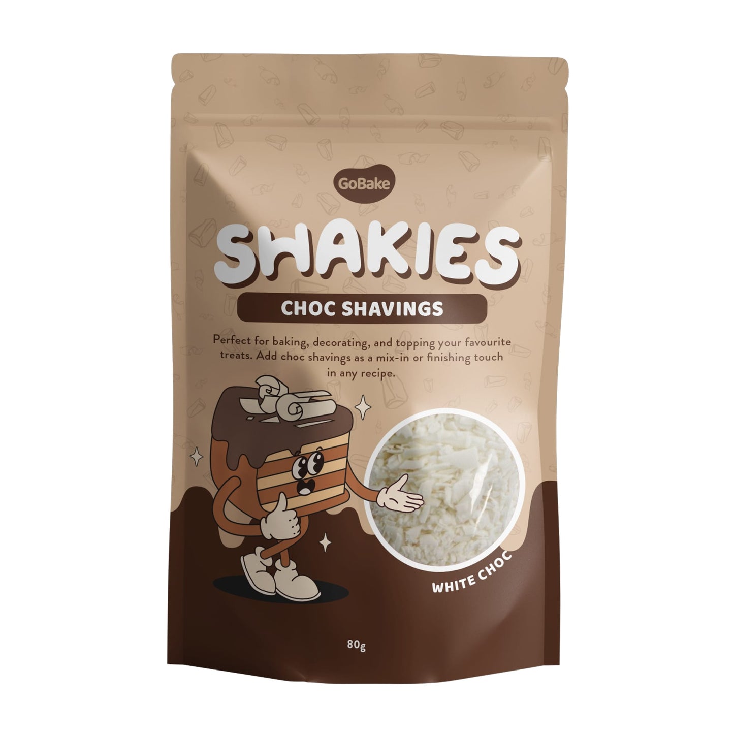 White Choc Shakies | 80G