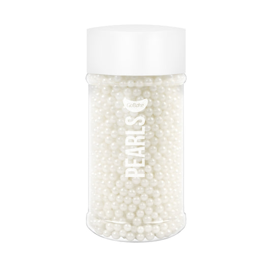 4mm Pearl White Sugar Pearls | 80G