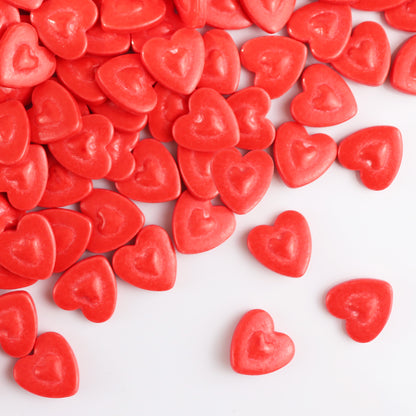 Red Jumbo Hearts Candy Shapes | 75G