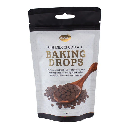 34% Milk Chocolate Baking Drops | 150G