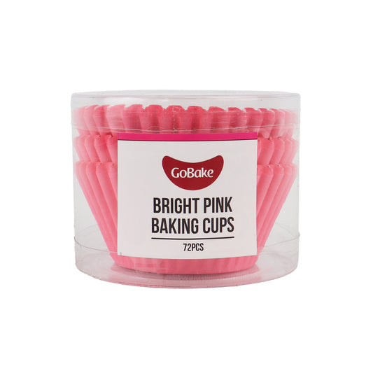 Bright Pink Baking Cups 50x35mm | 72PK