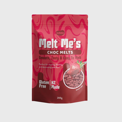 Melt Mes Bright Red Choc Melts | 200G
