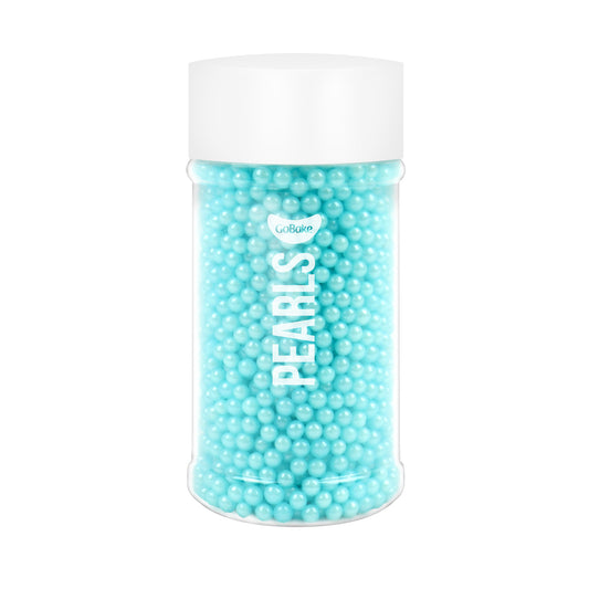 4mm Pearl Blue Sugar Pearls | 80G
