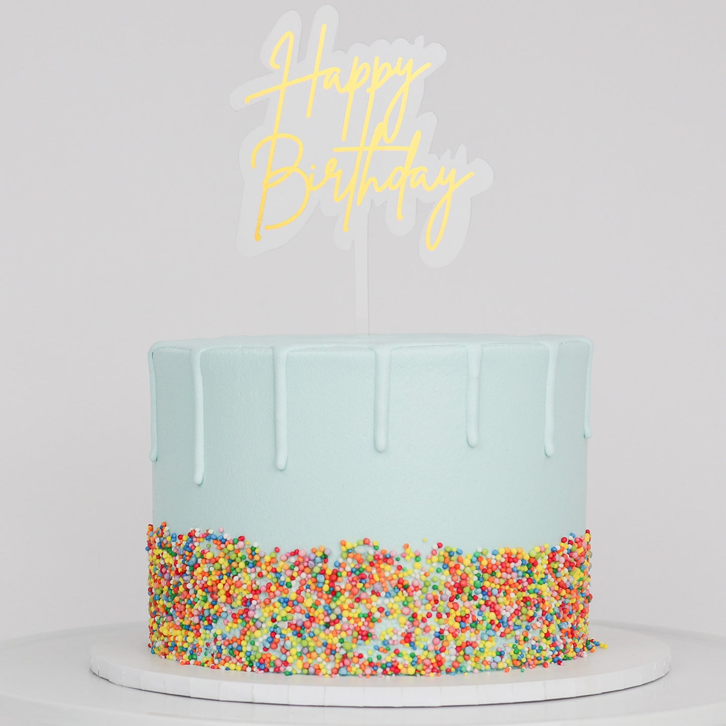 Round Cake Drum 12mm | White | 12 Inch