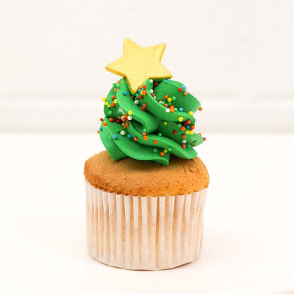 Pearl Gold Star Dec On | 3cm | 9pk