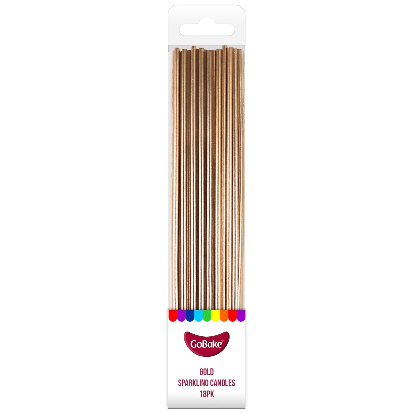 Pearl Gold Sparkling Candles | 18cm