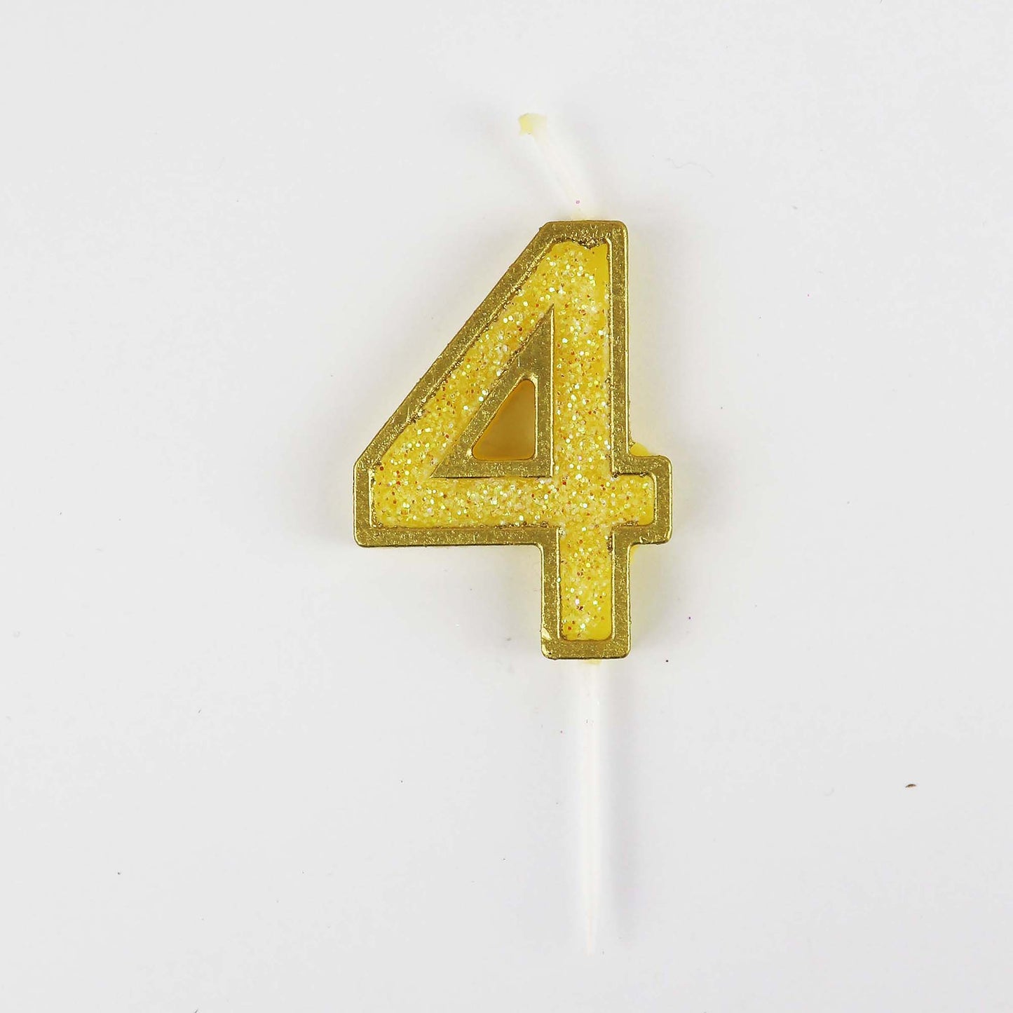 Mini Modern Number 4 Candle