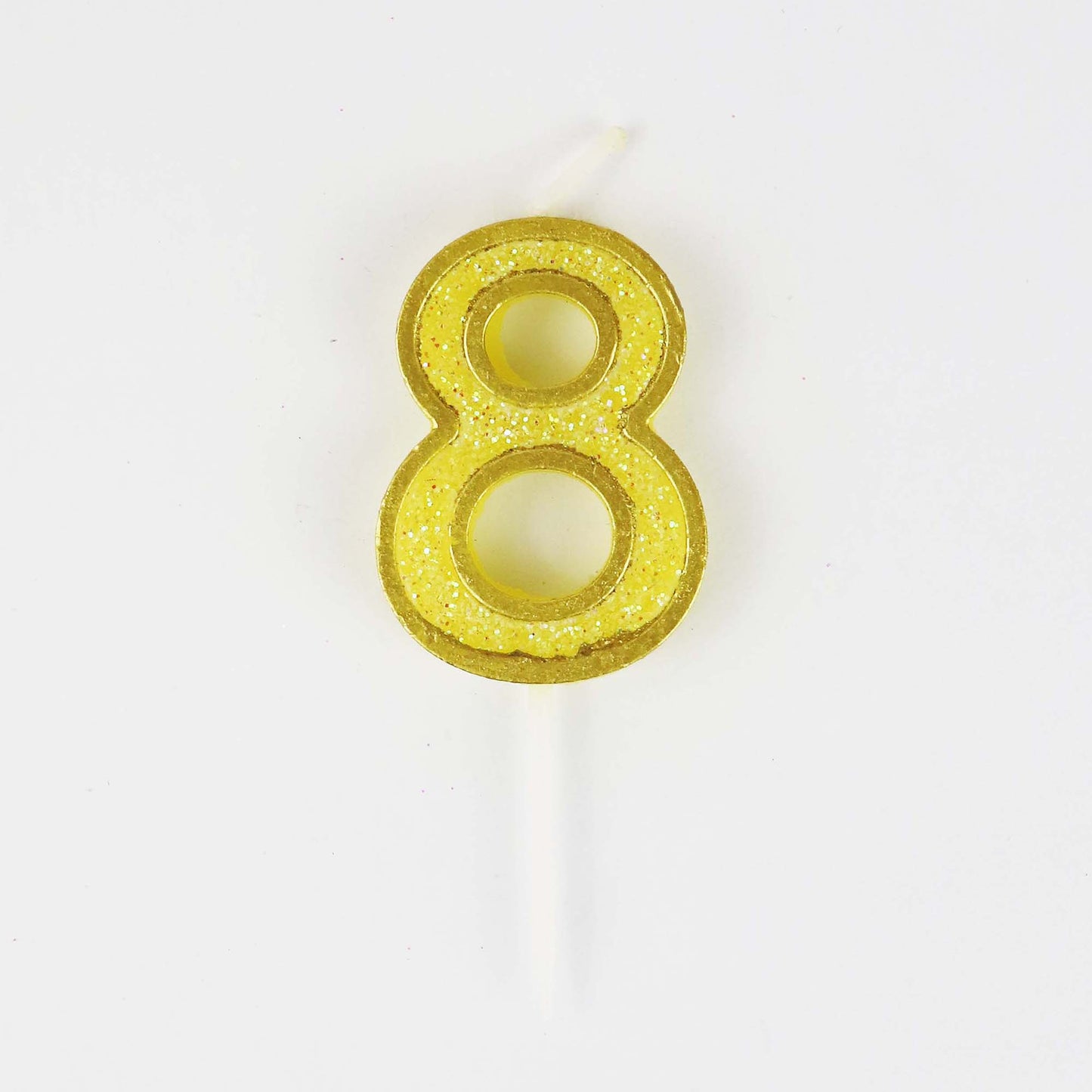Mini Modern Number 8 Candle