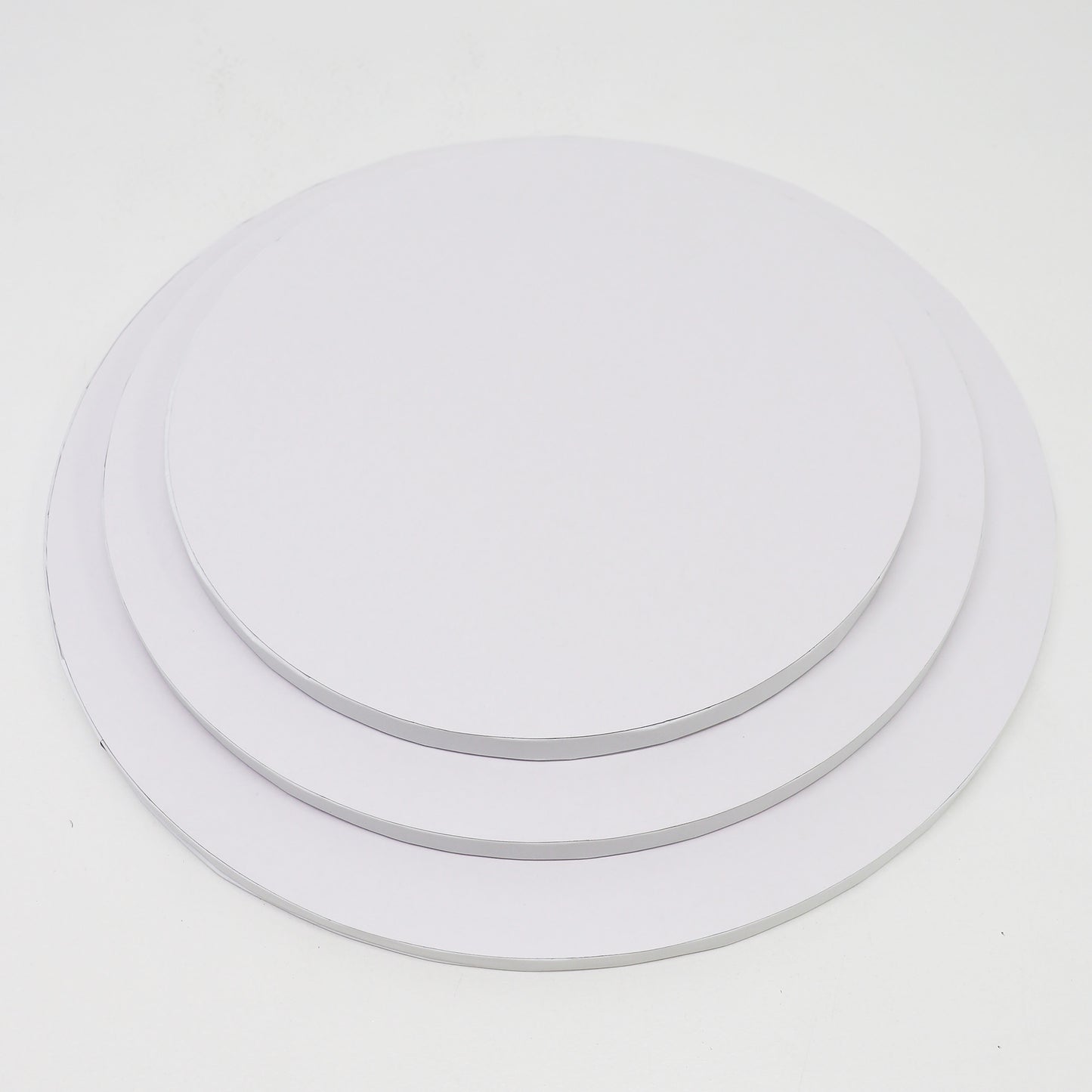 Round Cake Drum 12mm | White | 10 Inch