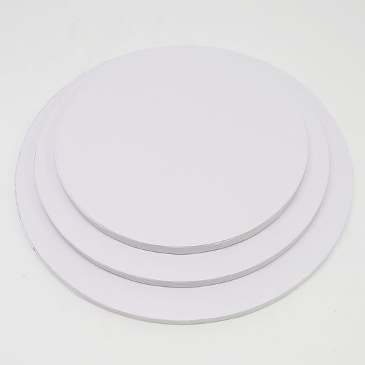 Round Cake Drum 12mm | White | 14 Inch