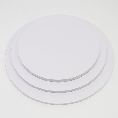Round Cake Drum 12mm | White | 12 Inch