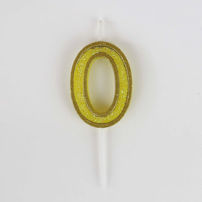 Mini Modern Number 0 Candle