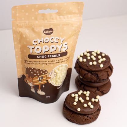 Choccy Toppys White Choc Pearls | 100G