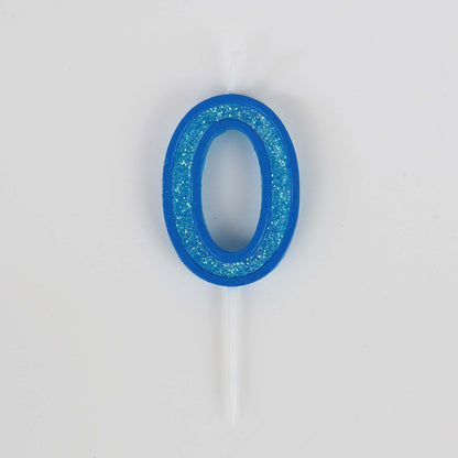 Mini Modern Number 0 Candle