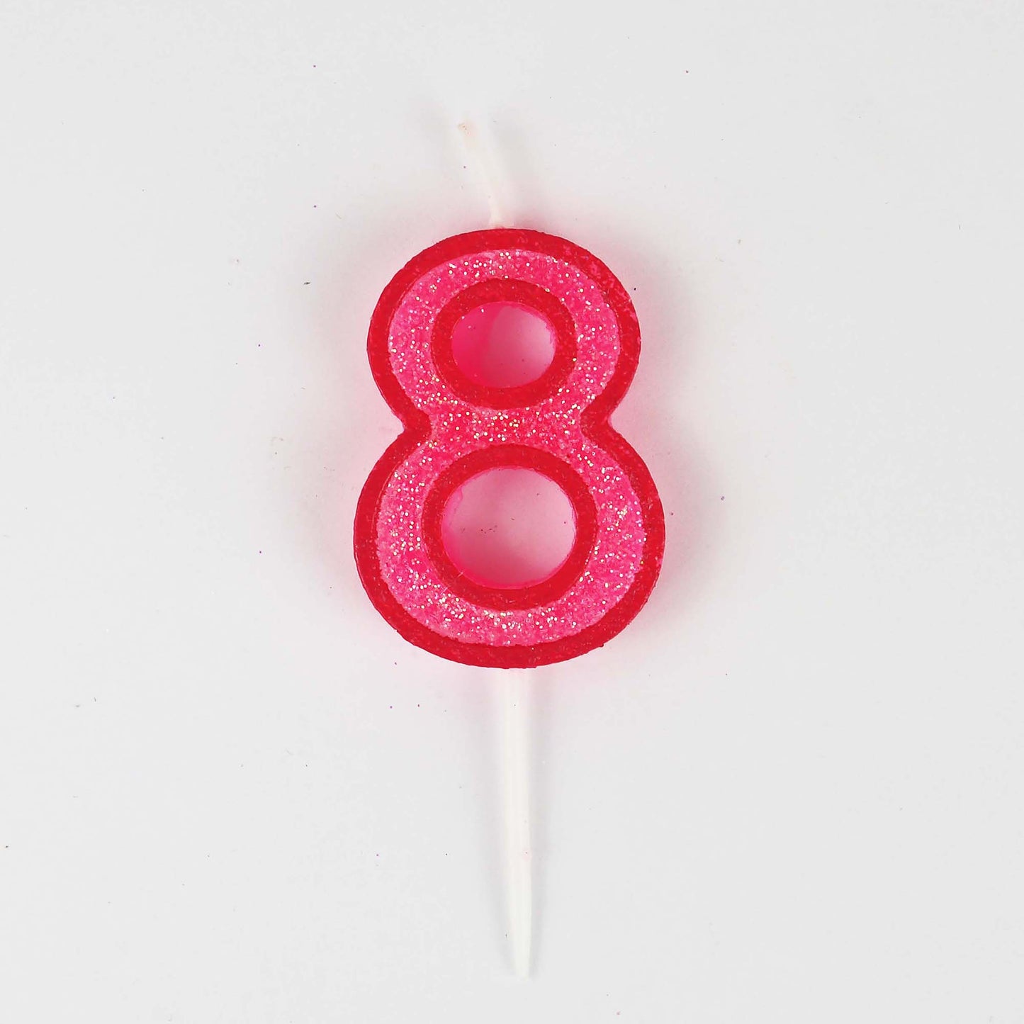 Mini Modern Number 8 Candle