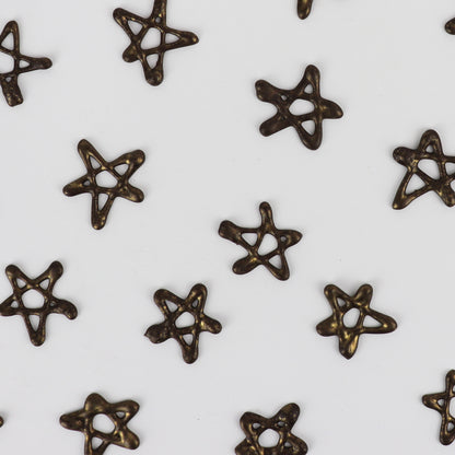 53% Dark Chocolate Gold Dusted Stars | 50G