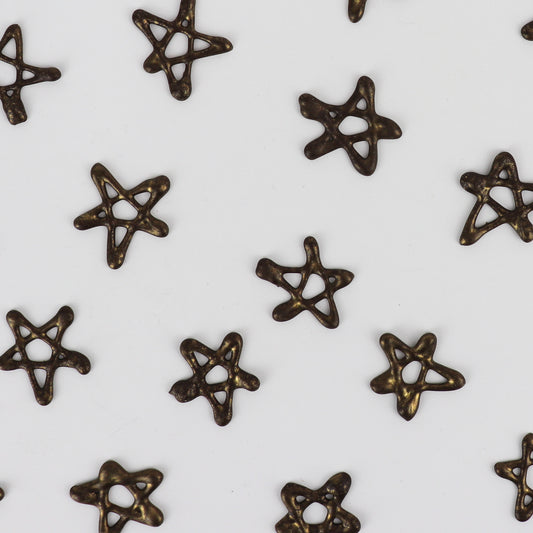 53% Dark Chocolate Gold Dusted Stars | 50G