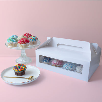 White Cupcake Box Set | 12 Cavity | 1Pk