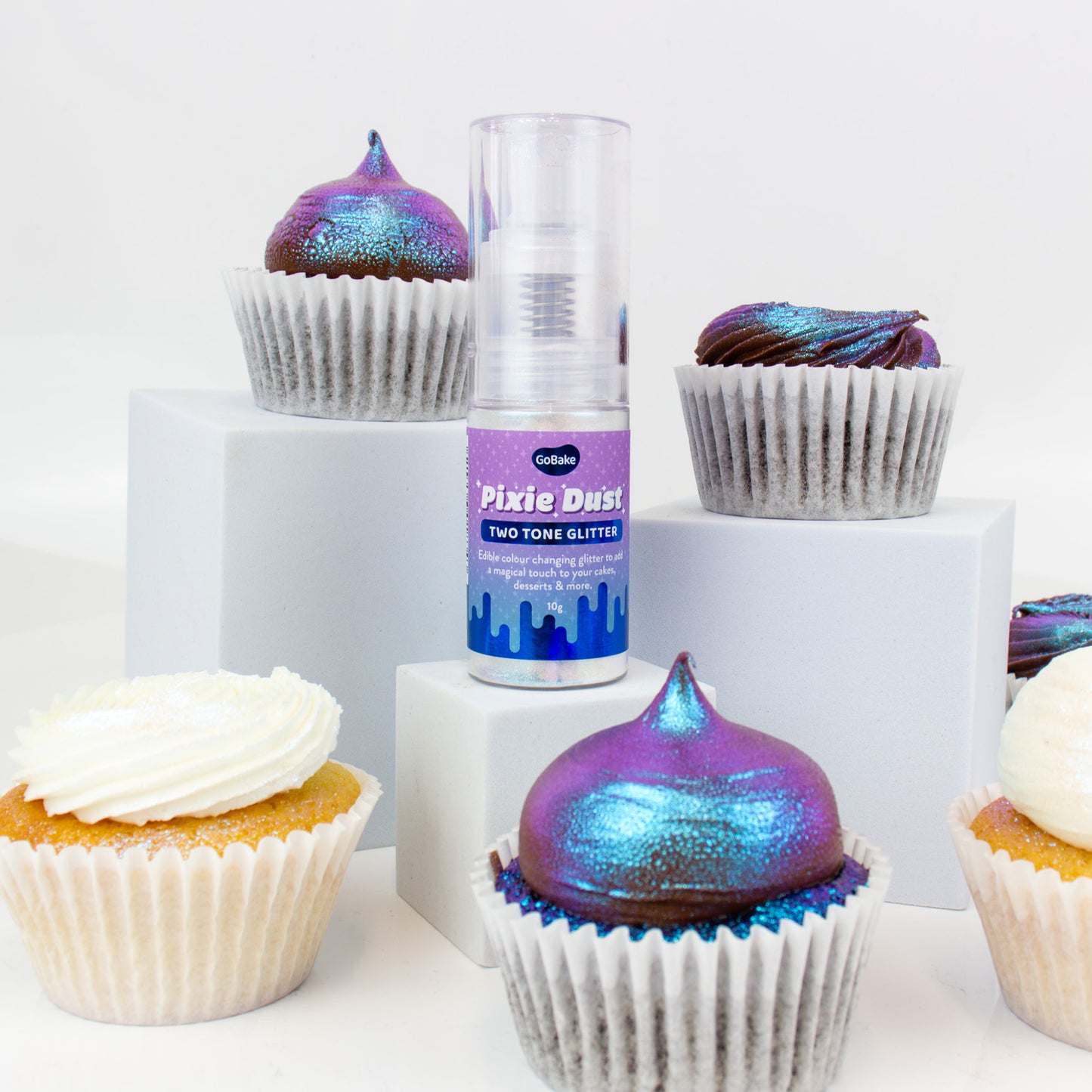 Edible Pixie Dust Duotone Opal & Azure | 10G