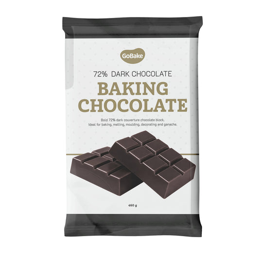 72% Dark Chocolate Bakers Block | 460G