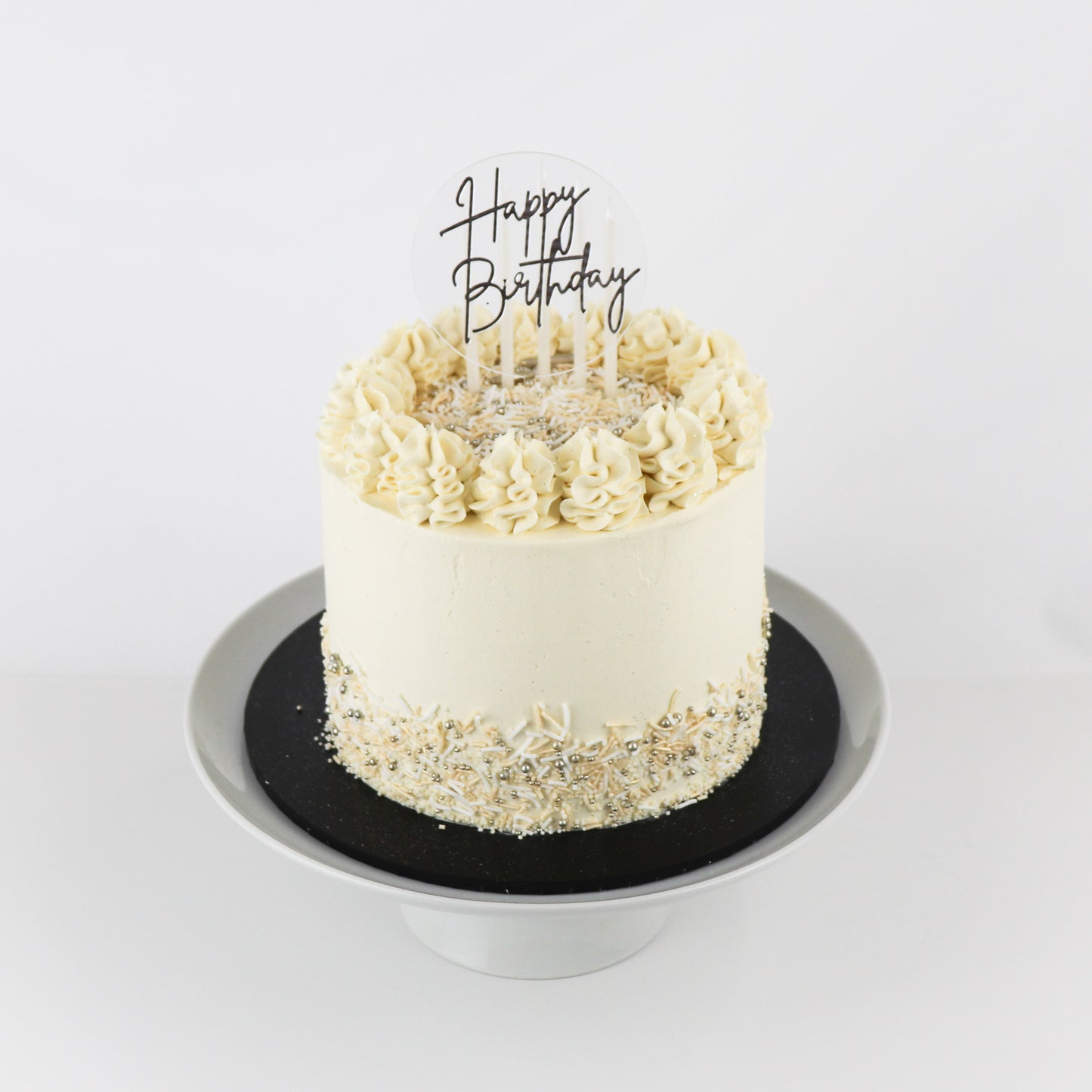 Round Cake Drum 12mm | Black | 12 Inch