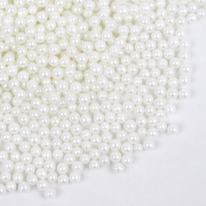 4mm Pearl White Sugar Pearls | 80G