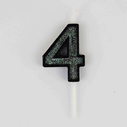 Mini Modern Number 4 Candle
