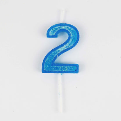Mini Modern Number 2 Candle