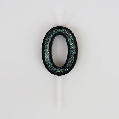 Mini Modern Number 0 Candle