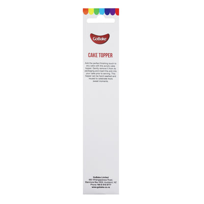 Small Number 0 Topper | Gold