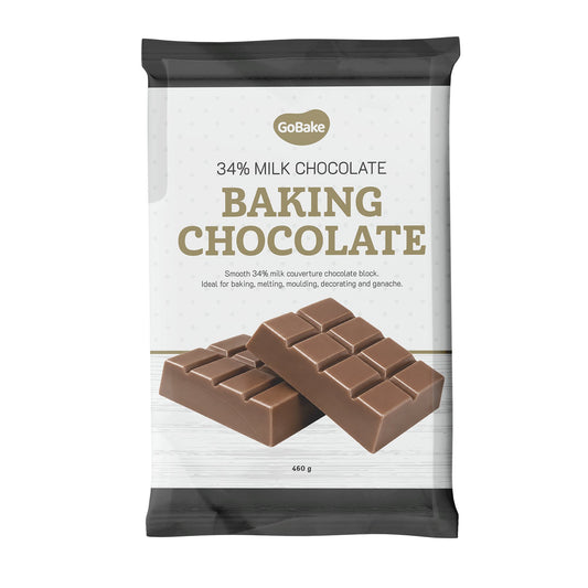 34% Milk Chocolate Bakers Block | 460G
