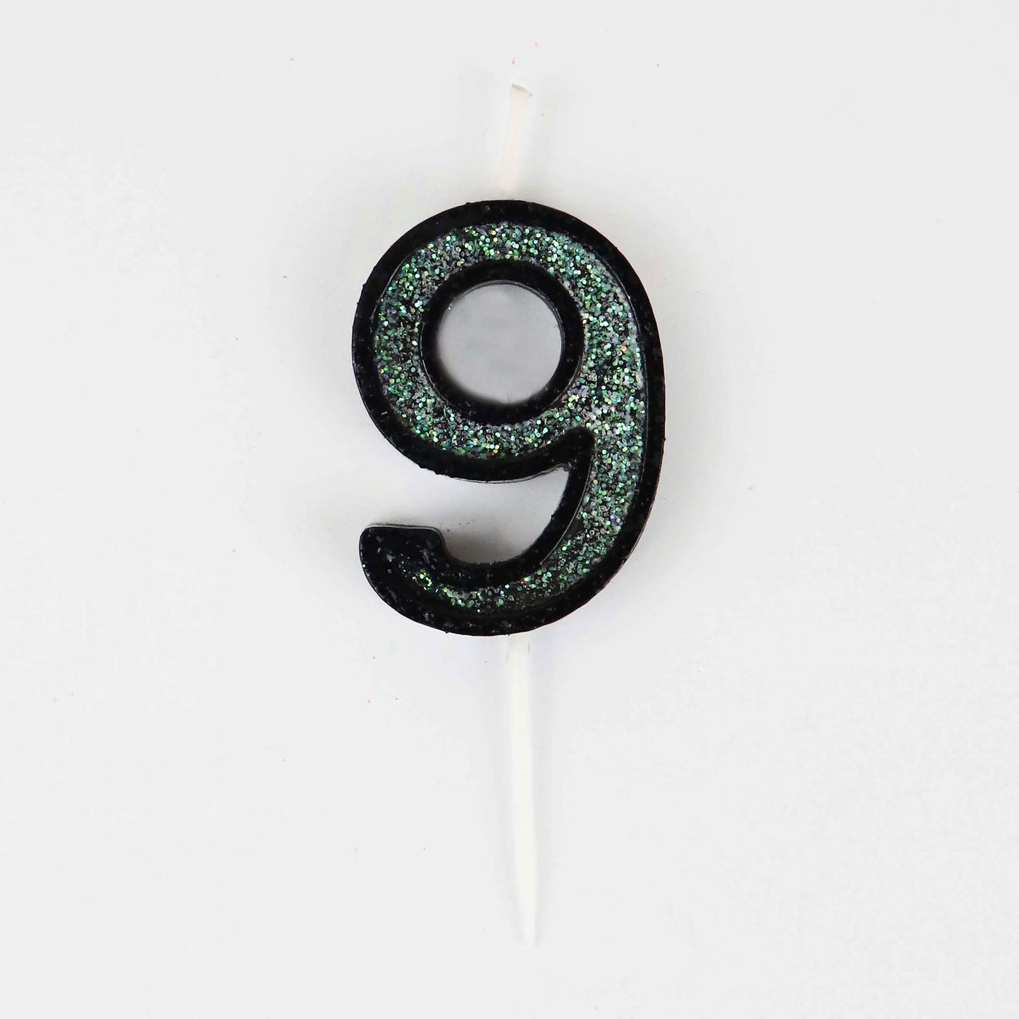 Mini Modern Number 9 Candle